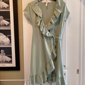 Matilda Jane green wrap M dress